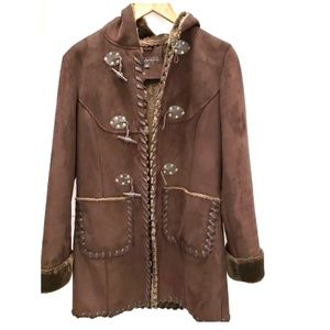 Via Spiga Brown Light Weight Coat